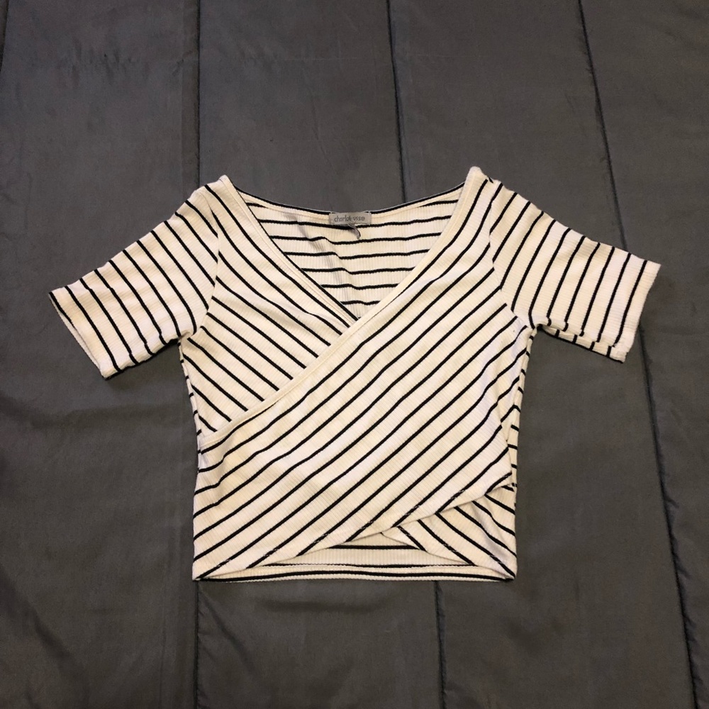 wrap crop top